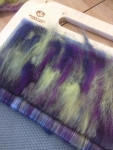 Purples and greens on GF blending board